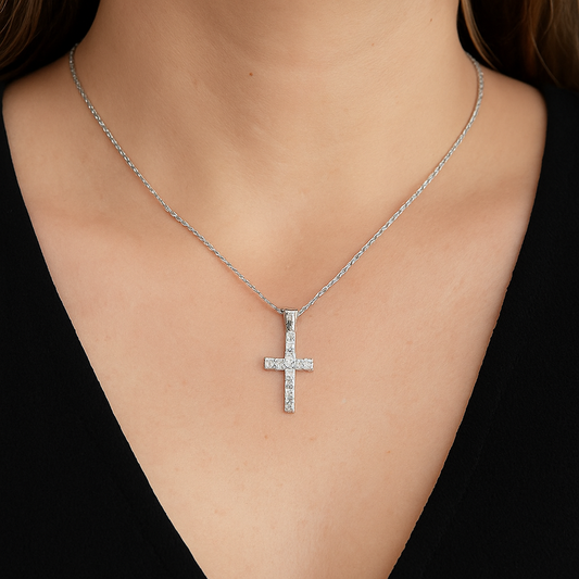 Colgante Plata Cruz