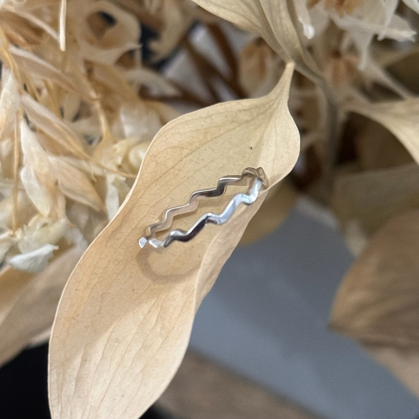 Anillo plata Zigzag