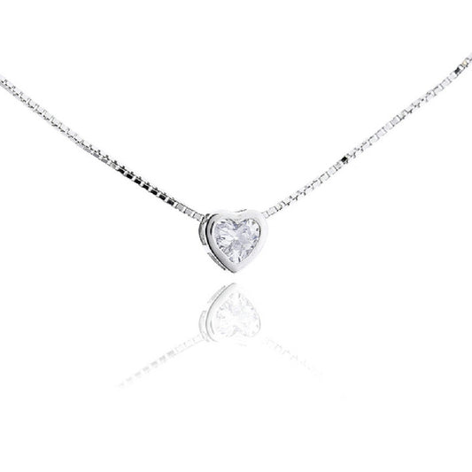 Gargantilla Plata Corazón