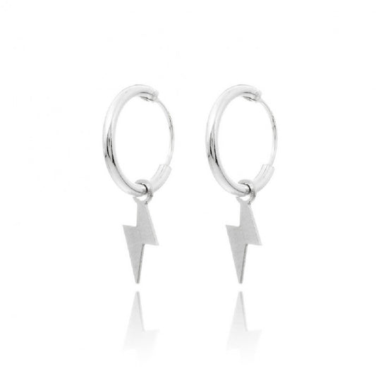 Pendientes Plata Aro Rayo