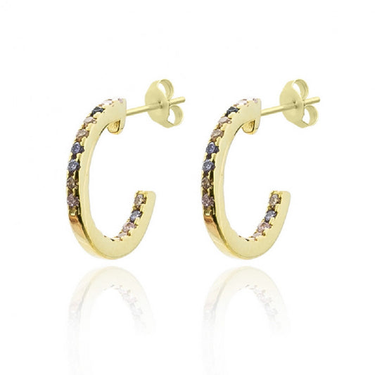 Pendientes Plata Aro