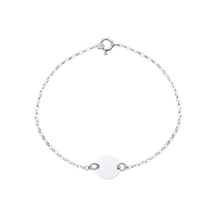 Pulsera Plata Personalizable 10 mm
