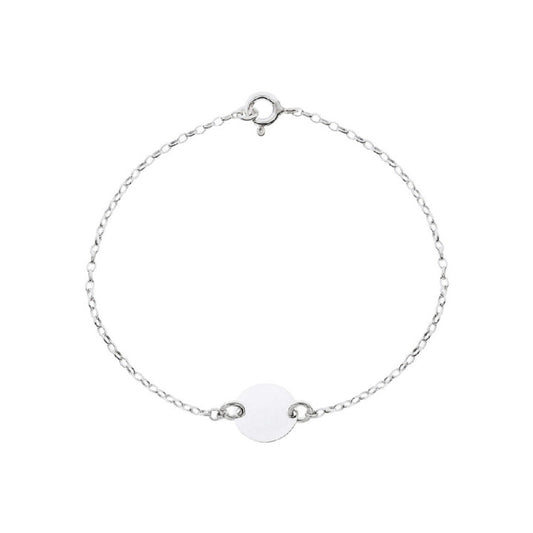 Pulsera Plata Personalizable 10 mm